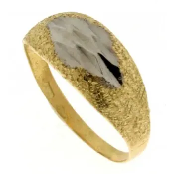 

Woman Ring Yellow Gold White 803321714280