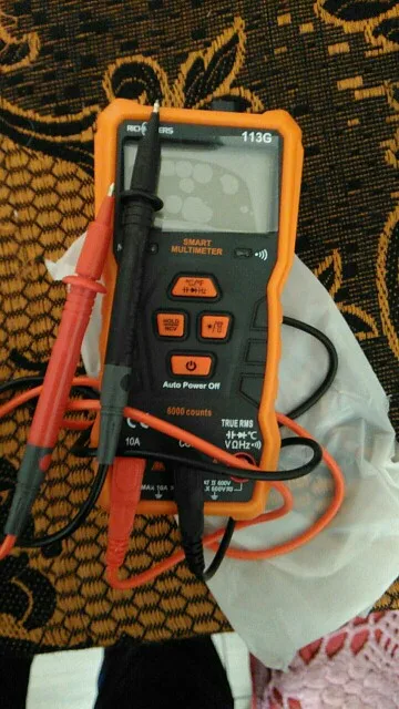 Отзыв о товаре Цифровой мультиметр RICHMETERS RM113G, 6000 отсчетов, автоматический измеритель напряжения постоянногопеременного тока, Бесконтактный индикатор непрерывности, RM113ADE с магнитом от пользователя Покупатель 