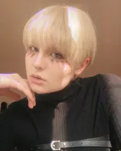 LUPU negro rubio corto pelucas de pelo sintético chico guapo Cosplay peluca Natural falsas pelo de alta temperatura de fibra