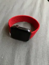 Correa de tela de nailon trenzada para Apple Watch, pulsera elástica de 44mm, 40mm, 38mm y 42mm para iWatch Series 6 SE 5 4 3, 2020