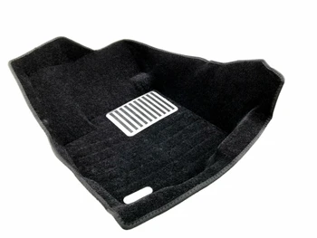 

Textile 5D floor mats with high side euromat3d luxe in the salon for Peugeot 4007 with metal backing