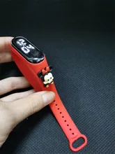 Reloj electrónico con pantalla LED para niños y niñas, pulsera bonita de moda, resistente al agua, gran oferta, 2021