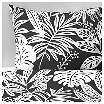 

ASIA Fagerginst duvet cover and 2 pillowcases gray White