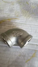 Female--Femalethreaded-Pipe-Fittings Stainless-Steel Dn8-Dn50-Elbow Angled-F/F 90-Degree