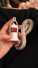 Bases Bulb-Lamp Eu-Plug-Holder-Adapter Power-Cord Converter-On/Off with 4M 8M To 