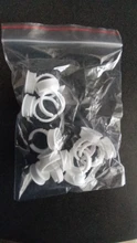 Soporte de pegamento para extensión de pestañas, soporte de pegamento para extensión de pestañas, Porta anillos, contenedor de pegamento, anillo de soporte de pigmento de tatuaje, 10 Uds.