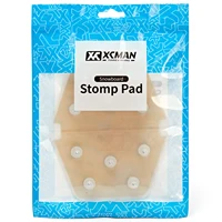 XCMAN Snowboard Clear Aluminum Spike Stomp Pad Anti-Slip,Provides Extra Grip and Perfect Traction with 3M Adhesives 5.1x4.3 inch 2