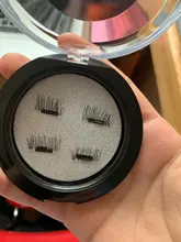 YSDO-pestañas magnéticas de visón, 1 par, pelo Natural, 3D, 100%