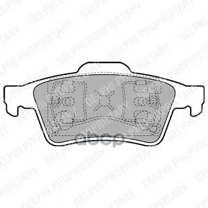 Колодки Тормозные Nissan Primera(P12) 02-/Renault Laguna 01- Задние Delphi Lp1701 Delphi арт. LP1701