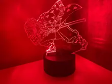 Led-Night-Light Bedroom Decor Zenitsu-Figure Gift Acrylic No-Yaiba-Lamp Demon Slayer