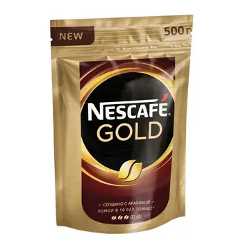 

Nescafe coffee "gold", ground in soluble, 500 gr
