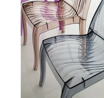 

Chair CORINA DU, polycarbonate transparent gray smoked