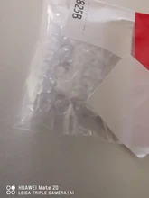 50 piezas Clip de oreja Anti-dolor almohadilla suave transparente de silicona Anti-dolor Pad para pendientes accesorios de la joyería DIY conclusiones