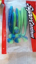 Silicone Bait Fishing-Lure T-Tail-Wobblers Shad Leurre Supercontinent 100mm 50mm 75mm