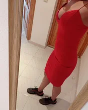 CNYISHE Elegant Satin Dresses for Women Solid Red Black Midi Dress 2020 Fashion Winter