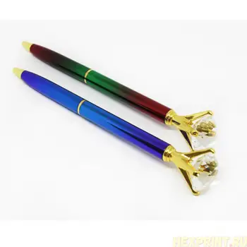 

Metal swivel handle with stone, 2 pcs.