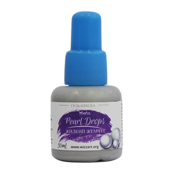 

Paint for creating pearls pearldrops, Silver 30 ml Wizzart
