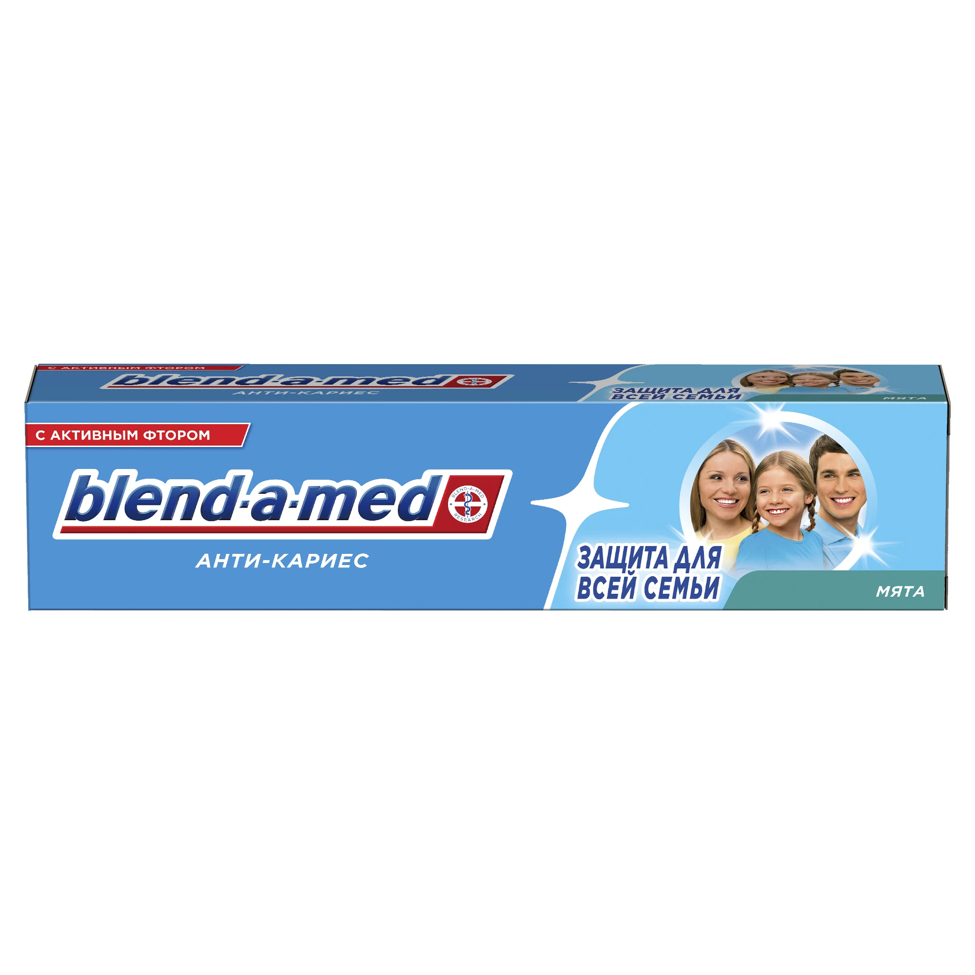 Зубная паста Blend-a-med Анти-кариес Защита для всей семьи, Мята, 100 мл