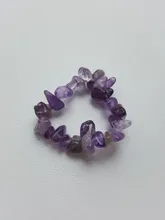 Momiji-Anillo de energía de piedra Natural bohemio para mujer, joyería elástica hecha a mano, anillo ajustable de cristal para fiesta de boda, venta al por mayor