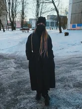 Fit Coat Spring Women Parkas Cotton-Padded Black Autumn Long Fashion EAM New Loose 19a-A319