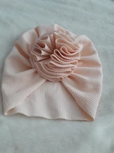 Headband Flower Hair-Accessories Bow Baby Newborn Knot Cotton Soft Hat