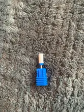 Fresas de cerámica para manicura, cortadoras de brocas para máquina de manicura, limas eléctricas para uñas, 1 Uds.