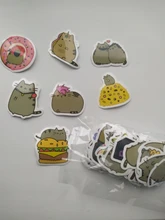 100pcs Cartoon Cute Fat Cats Kawaii Fun Stickers for Girls Children Kids Teacher School