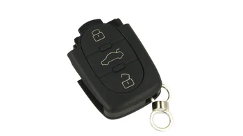 

Remote Key shell 3 buttons no battery blade small case without Transponder for Audi