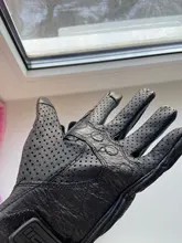 Guantes de motocicleta unisex de cuero y carbón para invierno, guantes de moto para hombre y mujer, para motocross, ATV