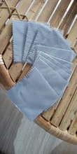 Paño de limpieza de Color plata de ley 8x8cm, paño de pulido, limpieza suave, doradas y plateadas paño de limpieza de joyas, 10 Uds., 50 Uds.