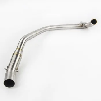 Escape Motorcycle Exhaust Head Connect Tube Front Link Pipe Stainless Steel Exhaust System For CFMOTO NK150 All Years