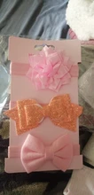 Accesorios de 3 unidades para niña pequeña, Diadema con lazo, diadema elástica para recién nacido, accesorios para fotos de cabello, regalo 2019
