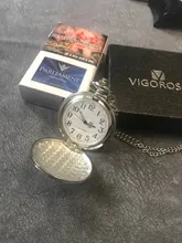 VIGOROSO-reloj de bolsillo de cuarzo para hombre y mujer, de aleación de Metal negro, Estilo Steampunk, clásico, con bolsillos, cadena, collar, colgante