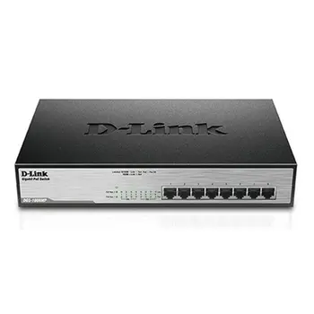 

Desktop Switch D-Link DGS-1008MP 16 Gbps LAN 140W Black