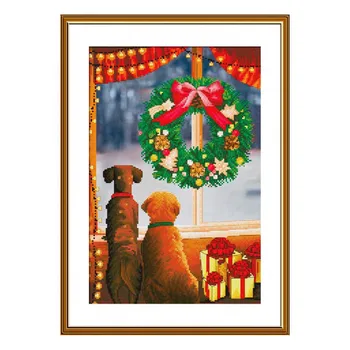 

Sr2267 embroidery set 'accept gift' 30x20 cm