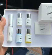 Kit de laminación de cejas semipermanente, ajuste de estilismo permanente, rizador de cejas, salón de belleza, uso doméstico, 1 Juego
