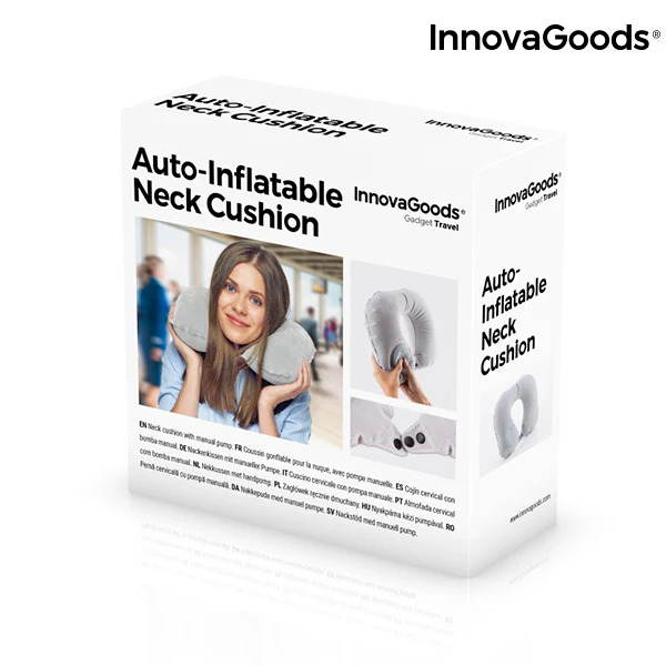 InnovaGoods Auto-Inflatable Neck Cushion
