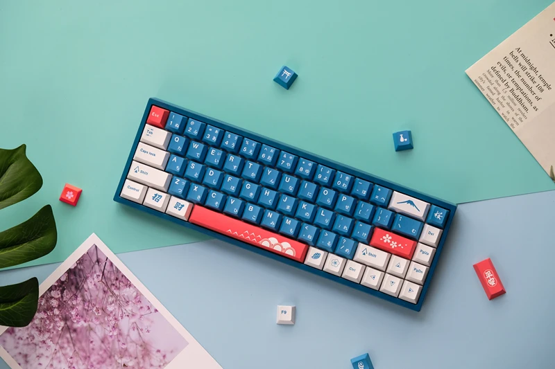 perfil pbt 5-sided tintura sublimação teclado mecânico