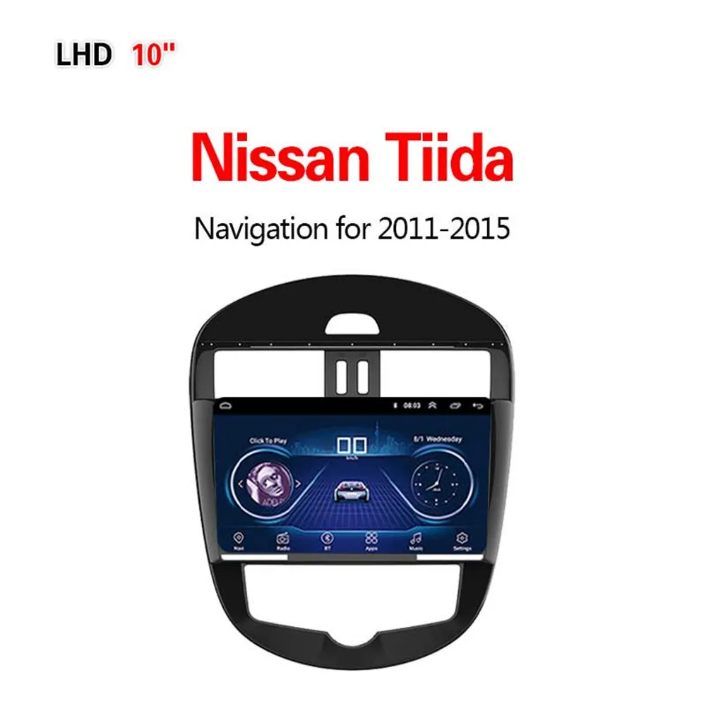Lionet gps навигация для автомобиля Nissan Tiida 2011- 10,1 дюймов LN1013Y - Размер экрана, дюймов: 4G 8core 4G64G
