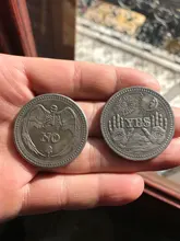 Moneda conmemorativa de bronce, colección de monedas coleccionables, regalo artesanal, envío directo, 1 unidad
