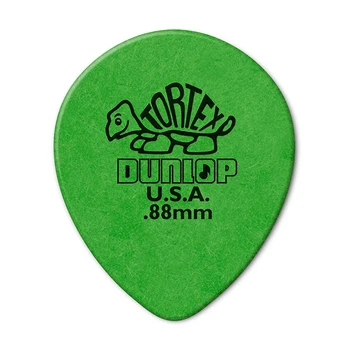 

413R.88 Tortex teardrop mediators 72 PCs, drop, thickness 0,88mm, Dunlop