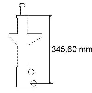 Амортизатор передний масляный Ch.31P026436\ VW Passat 1.6-2.0 91-97 SACHS 170381