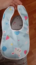 Recién Nacido bebé niño bebé bufanda impermeable, de Saliva bebé Saliva toalla babero de dibujos animados suave pelusa babero (Gamuza + PU impermeable de la capa)