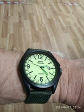 Relojes de pulsera luminosos para hombre, de cuarzo, con esfera de aleación informal, deportivos, resistentes al agua, con correa de nailon, Masculino