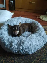 Dog-Bed Large Kennel-Sleeping-Bag Pets Cat Round Washable Plush Soft Little-Medium Long