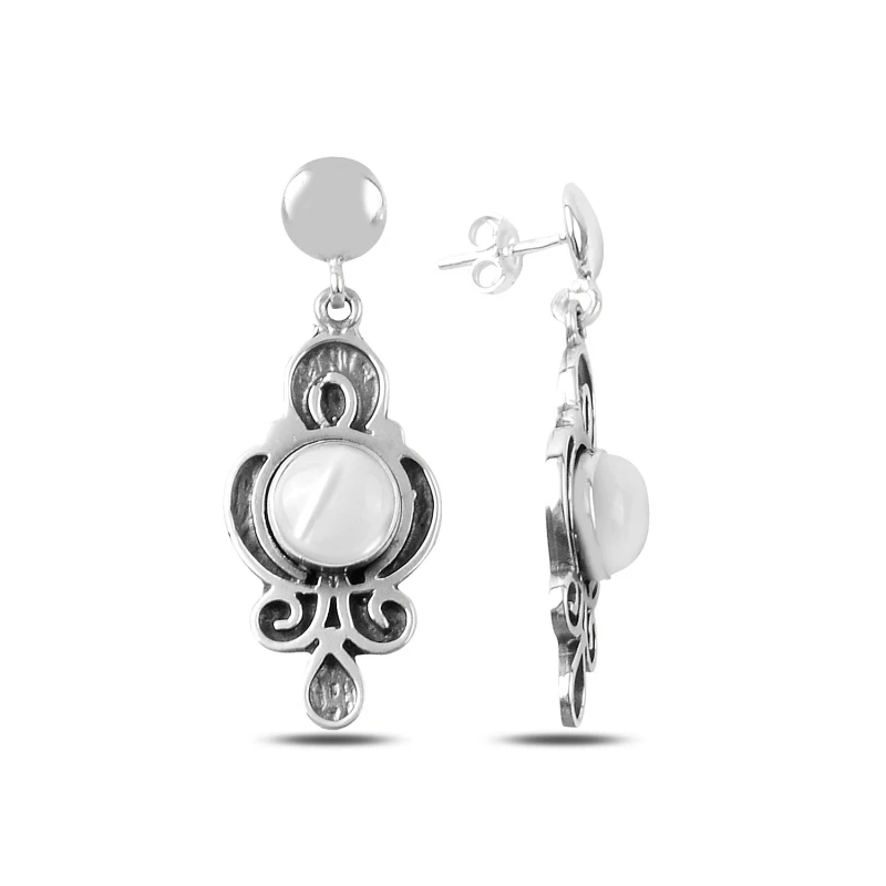 

Armagano Pearl Stone Handwork Earrings