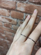 MANGOSKY-Anillo de titanio fino para dedo, anillo de oro de 1MM, 1 Uds., venta al por mayor