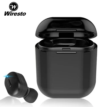 

Wiresto True Wireless Earbud Mini Single Bluetooth Earphone Sport in Ear Invisible Earpiece