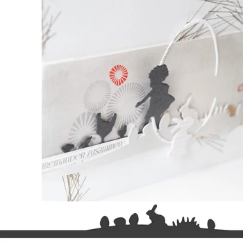 

Rabbit&Eggs Border Die Cuts For Card Making Border Metal Cutting Dies Stencils 2020 Crafts Cards