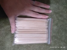 Herramientas para el cuidado de la pedicura de la eliminación de la cutícula de madera de 100 piezas